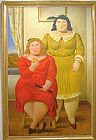 Two Sisters by Fernando Botero